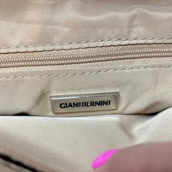 Giani Bernini Red Leather Crossbody/Satchel - Picture 3 of 11